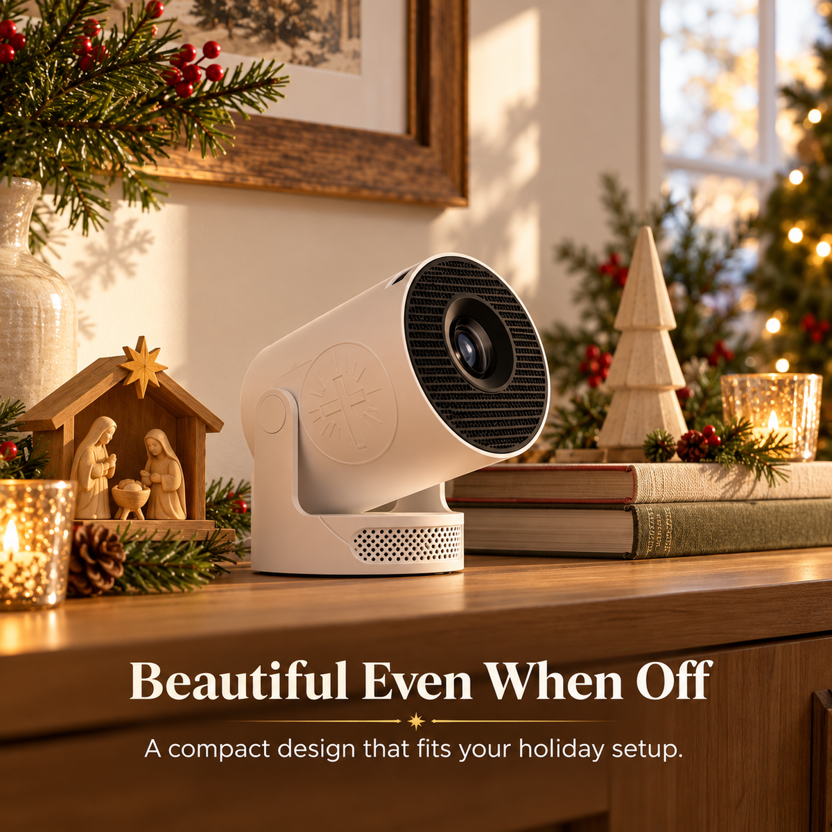 ⏳ Last day to save 49% –🎄Bible Story Projector Light – Nativity, Noah's Ark & Angels