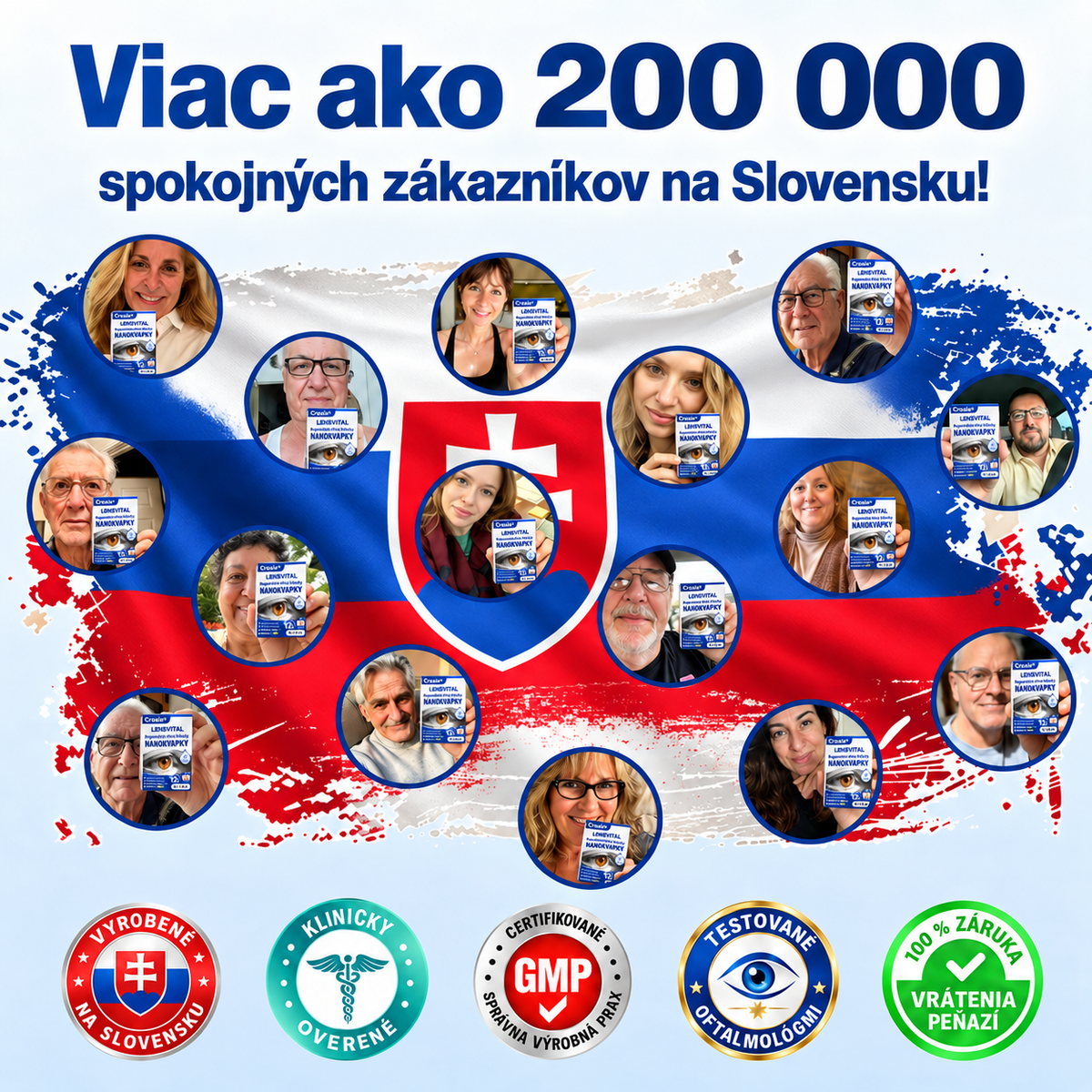 🇸🇰👨‍⚕️✅ Croaie® Nano kvapky na regeneráciu degenerujúcej očnej šošovky