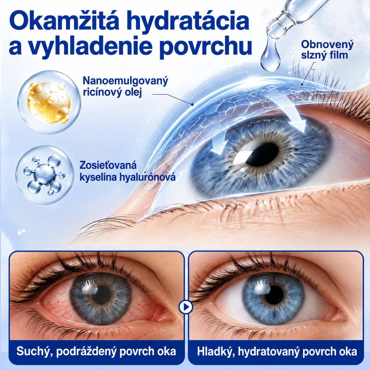 🇸🇰👨‍⚕️✅ Croaie® Nano kvapky na regeneráciu degenerujúcej očnej šošovky
